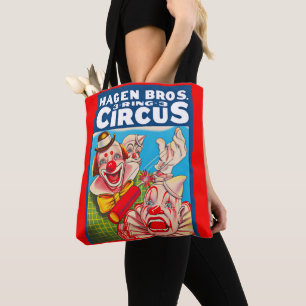 Tote Bag Affiche du cirque Hagen Brothers dans les années 1