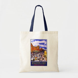 Tote Bag Affiche Fourre-tout de Vintage voyage de "Atlantic