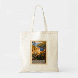 Tote Bag Affiche italienne Riviera Europe Italy Travel