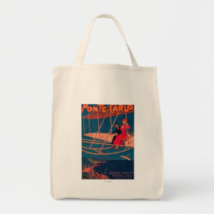 Tote Bag Affiche sportive d'aviation