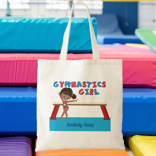 Tote Bag Africain Américain Gymnaste Girl Cute Gymnastique