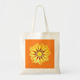 Tote Bag African Daisy / Gazania - Orange et Jaune
