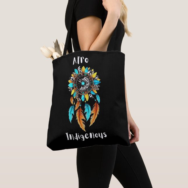 Tote Bag Afro Indigenous fourre-tout avec 2 magnifiques des (De près)