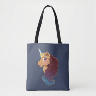 Tote Bag Afro Unicorn   Divine la licorne