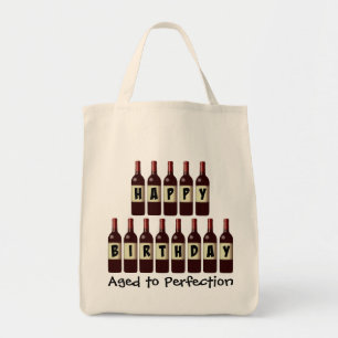 Tote Bag Âgé anniversaire d'amateur de vin de perfection
