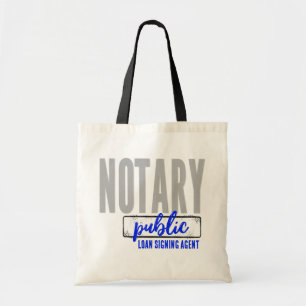 Tote Bag Agent de signature de prêt public notaire Customis