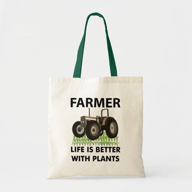 Tote Bag Agriculteur agricole (Devant)