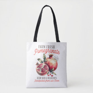 Tote Bag Agritourisme Grenade fraîche Fruits Vintages Desig