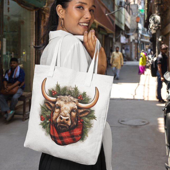 Tote Bag Agritourisme Russe Red Buffalo (Créateur téléchargé)