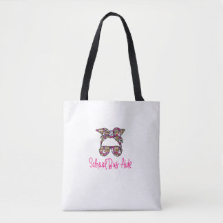 Tote Bag Aide aux autobus scolaires