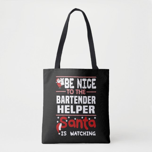 Tote Bag Aide du barman (Devant)