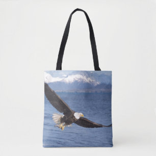 Tote Bag aigle à tête blanche, Haliaeetus leucocephalus, en