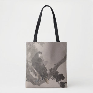 Tote Bag Aigle dans un arbre par Watanabe Seitei