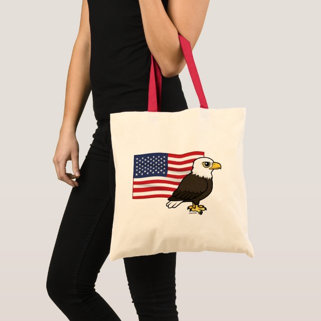 Tote Bag Aigle patriotique (Devant (produit))