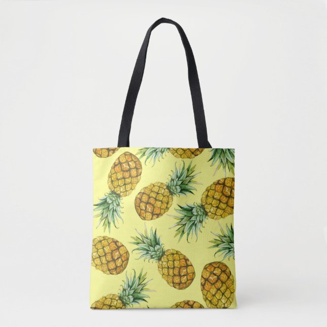 Tote Bag Aiguilles à main : Aquarelle transparente (Devant)