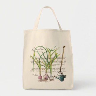 Tote Bag Ail bio de notre jardin.