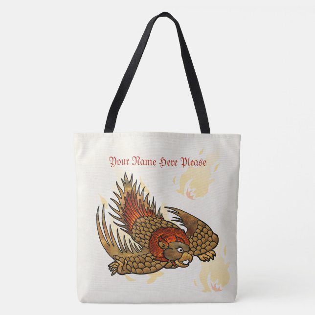Tote Bag Ailes De Feu (Devant)