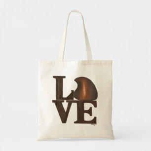 Tote Bag AIMER Brown Lait Chocolat Jeter Saint Valentin