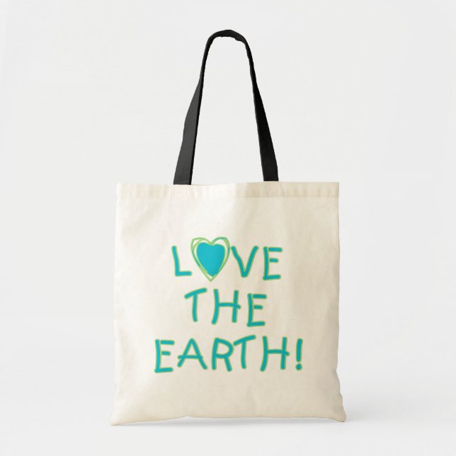 Tote Bag Aimer la Terre De l'environnement (Devant)