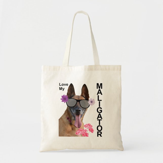 Tote Bag Aimer Mon Maligator (Devant)