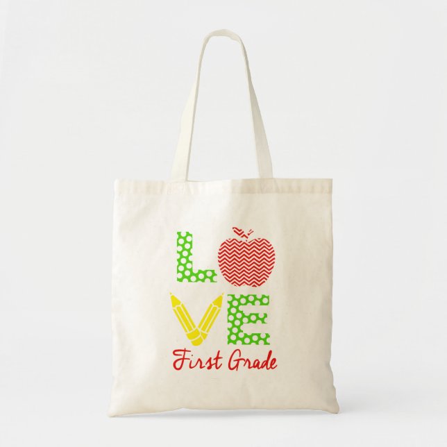 Tote Bag Aimez la première catégorie (Devant)