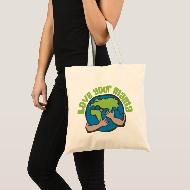 Tote Bag Aimez votre maman Changement climatique Pollution  (Devant (produit))