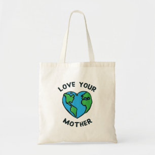 Tote Bag Aimez Votre Mère Terre Cœur