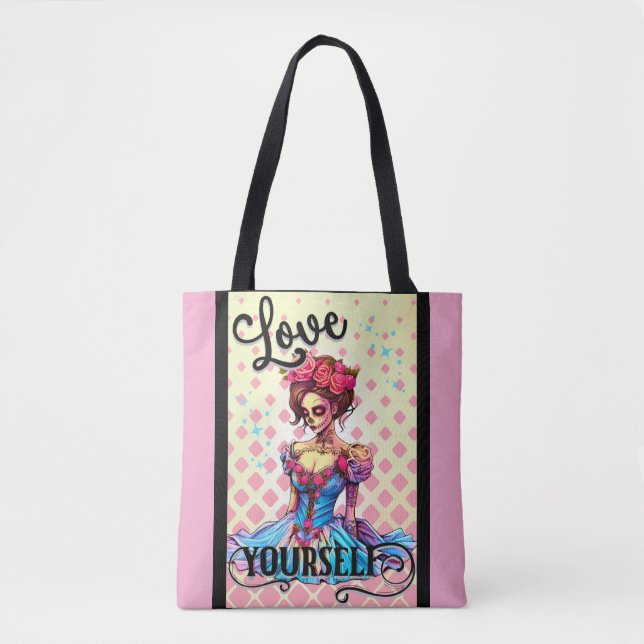 Tote Bag Aimez-vous le crâne de sucre (Devant)