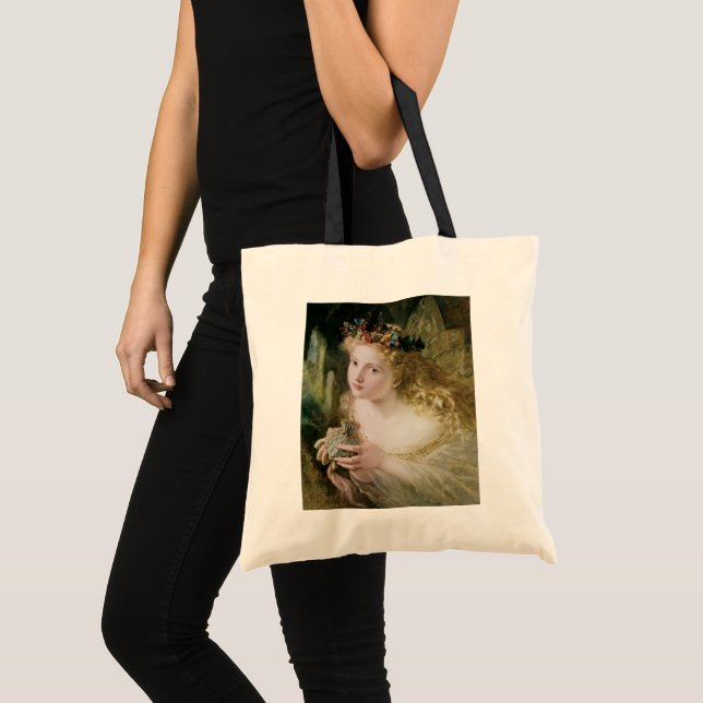 Tote Bag Ainsi, votre fée est faite des plus belles choses (Devant (produit))