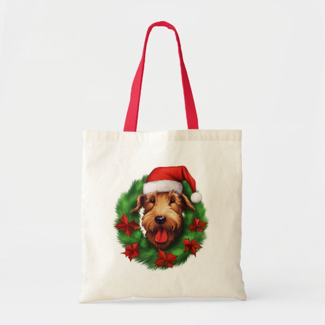 Tote Bag Airedale Terrier (Devant)