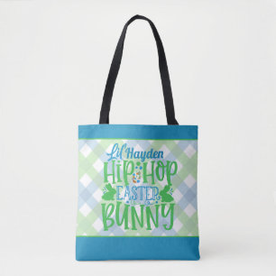 Tote Bag AJOUT PERSONNALISÉ NOM Lil Hip hop Lapin de Pâques