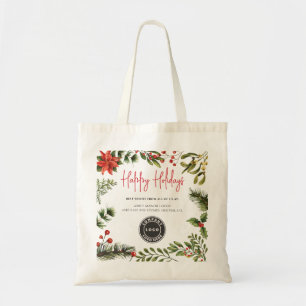 Tote Bag Ajouter Business Logo Entreprise Noël Employés Swa