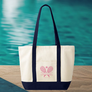 Tote Bag Ajouter le nom du club Tennis Team Green Swag pers