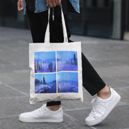 Tote Bag Ajouter quatre photos Carrés