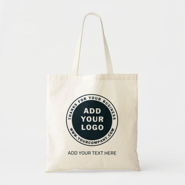 Tote Bag Ajouter un logo d'entreprise Employé d'entreprise  (Devant)