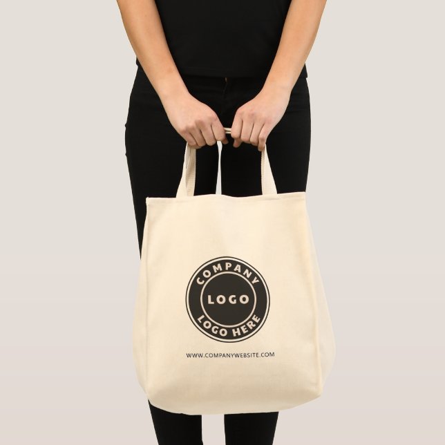 Tote Bag Ajouter votre entreprise Logo Site Internet Entrep (Devant (produit))