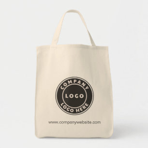 Tote Bag Ajouter votre logo d'entreprise et site Web de l'e