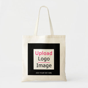 Tote Bag Ajouter votre logo et texte personnalisé Moderne B