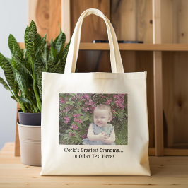 Tote Bag Ajouter votre photo et texte simple