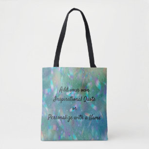 Tote Bag Ajouter votre propre devis ou nom - Aquarelle de l