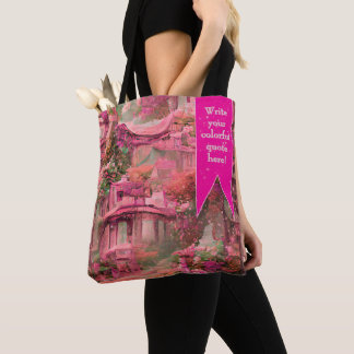 Tote Bag Ajoutez Votre Citation Personnalisée Monde Fantast