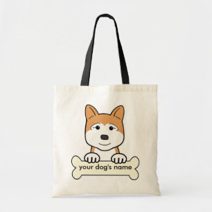 Tote Bag Akita personnalisé