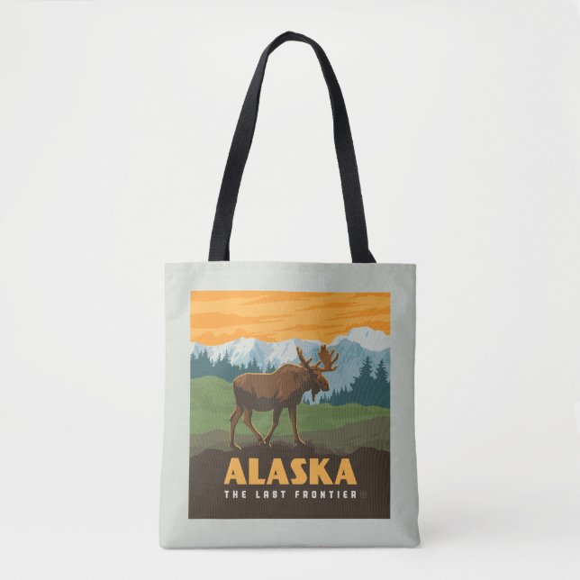 Tote Bag Alaska | Oie frontière (Devant)