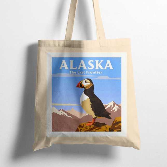 Tote Bag Alaska vintage (Créateur téléchargé)