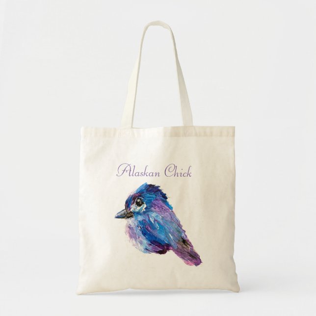 Tote Bag Alaskan Chick & Cotton Candy Mountain Fourre-tout (Devant)