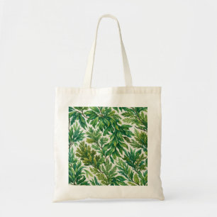 Tote Bag Algues vertes et feuillage botanique côtier