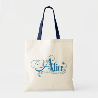 Tote Bag Alice dans le cartable du pays des merveilles