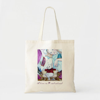 Tote Bag Alice et le lapin blanc