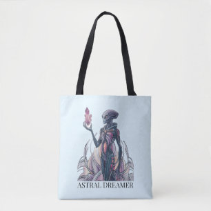 Tote Bag Alien Abstrait