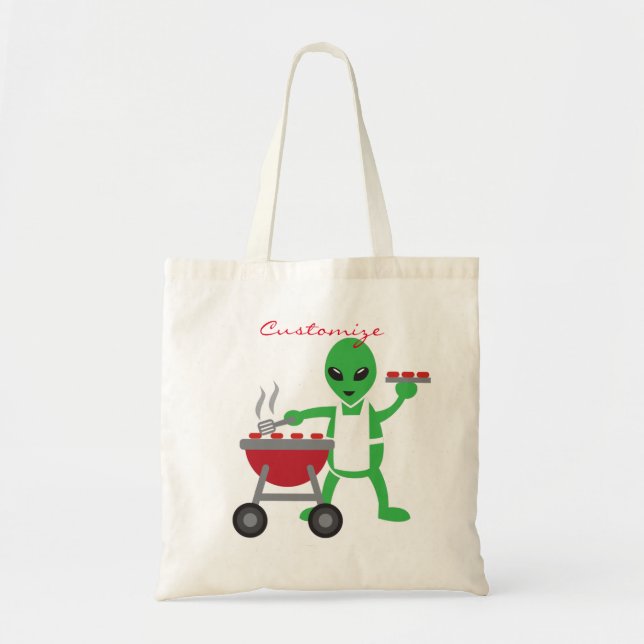 Tote Bag Alien Barbeque Cookout Thunder_Cove (Devant)